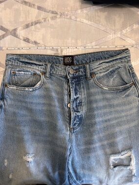 BDG Light Blue Distressed High-Rise Jeans